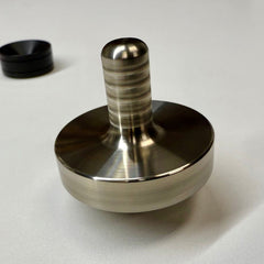 CountyComm - Tip Top Extreme - Tungsten / Titanium / UGM Glow - Spinning Top + Delrin Stand by Maratac®