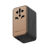 1-World 4-Port GaN Travel Charger 170W + USB-C Cable