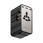 1-World² 205W 7-Port Dual AC Travel Adapter