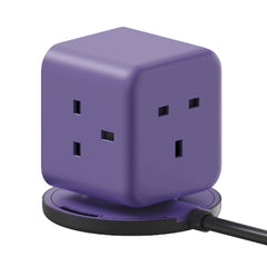1-Charge Work Flow 3-Outlet GaN Power Cube 25W with USB Ports
