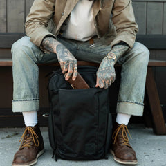 CIVIC Travel Bag 26L - CTB26 - X-Pac Black + Coyote Brown