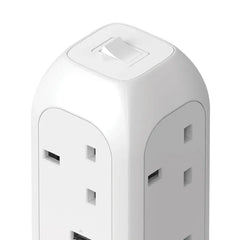 1-Plug 7-Outlet Power Strip With USB (PD 35W)