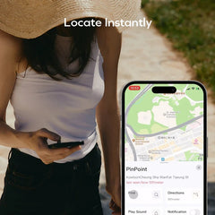 PinCard Rechargeable Find My Locator with UWB