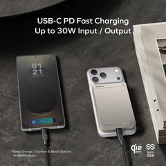 1-Power S.Pass² 10000mAh Magnetic Wireless Battery Pack (Semi-solid State Battery)