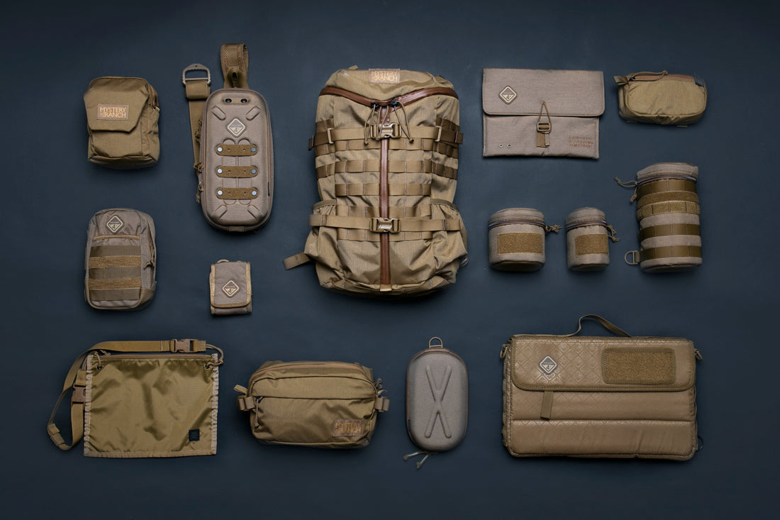 Coyote Backpack , Pouches and Accessories.