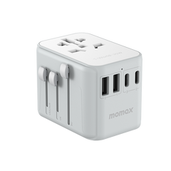 1-World PD35W 5 ports + AC Travel Adapter