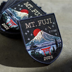 2025 Mount Fuji summit commemorative Patch set