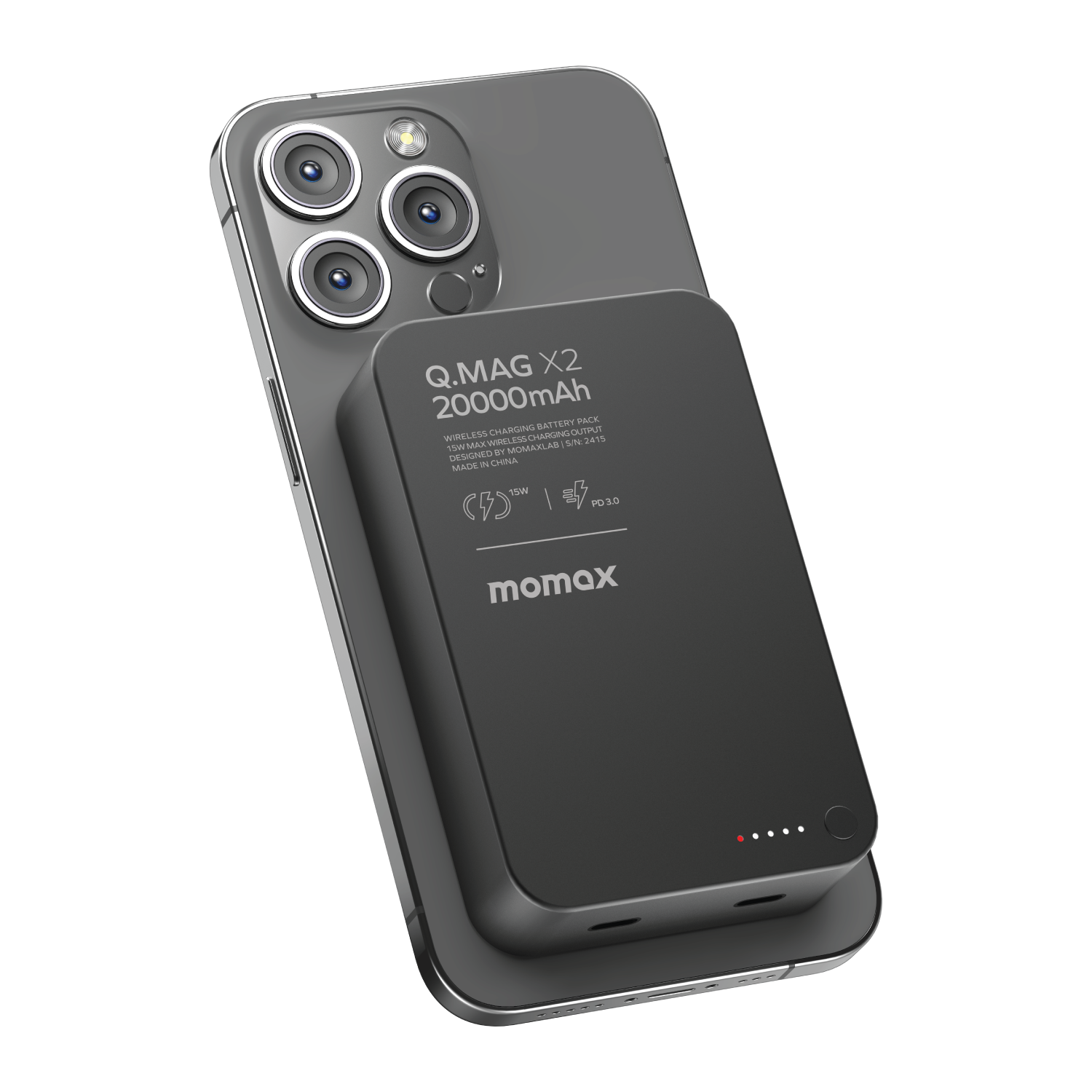 Q.Mag X2 Magnetic Wireless Power Bank 20000mAh - Gen 2