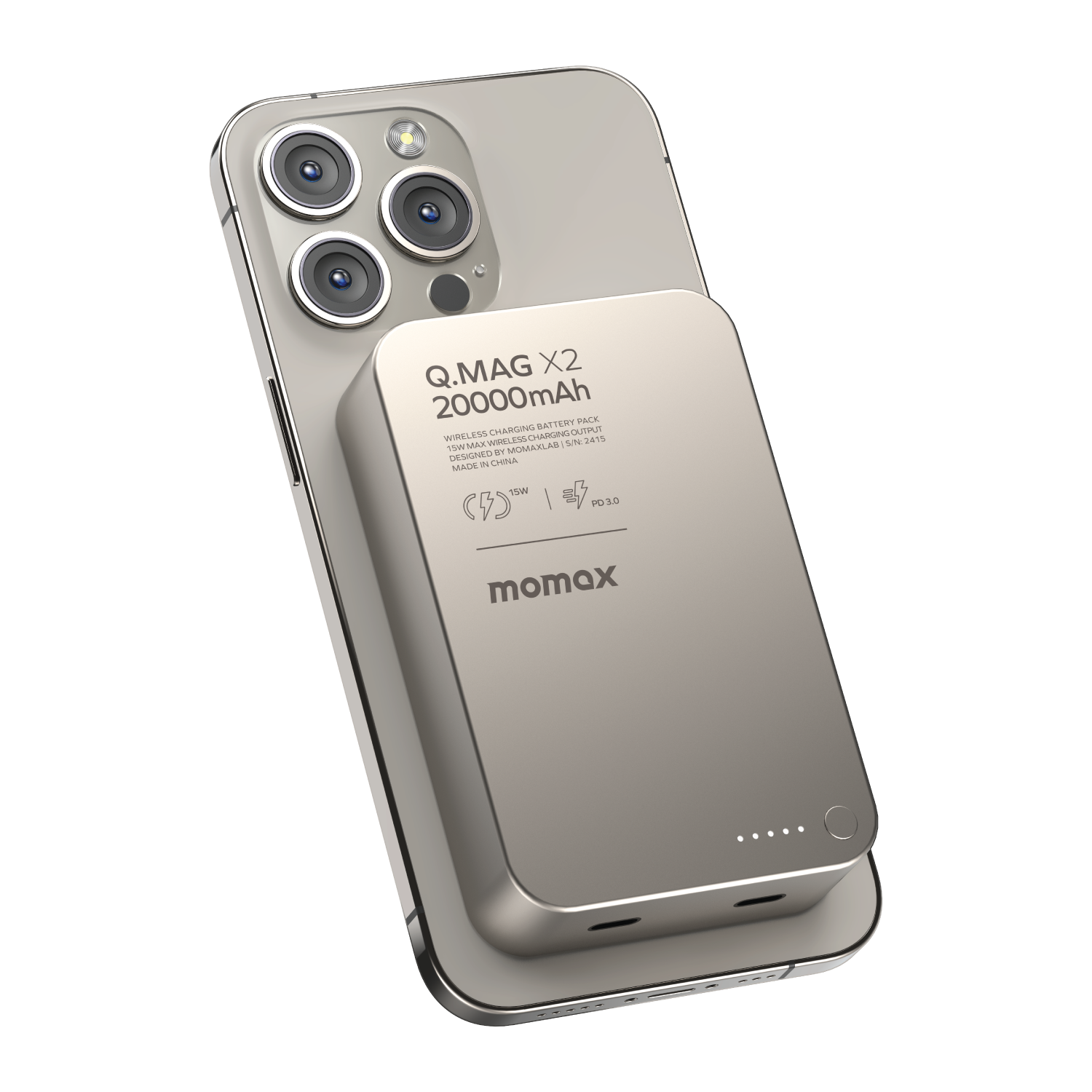 Q.Mag X2 Magnetic Wireless Power Bank 20000mAh - Gen 2