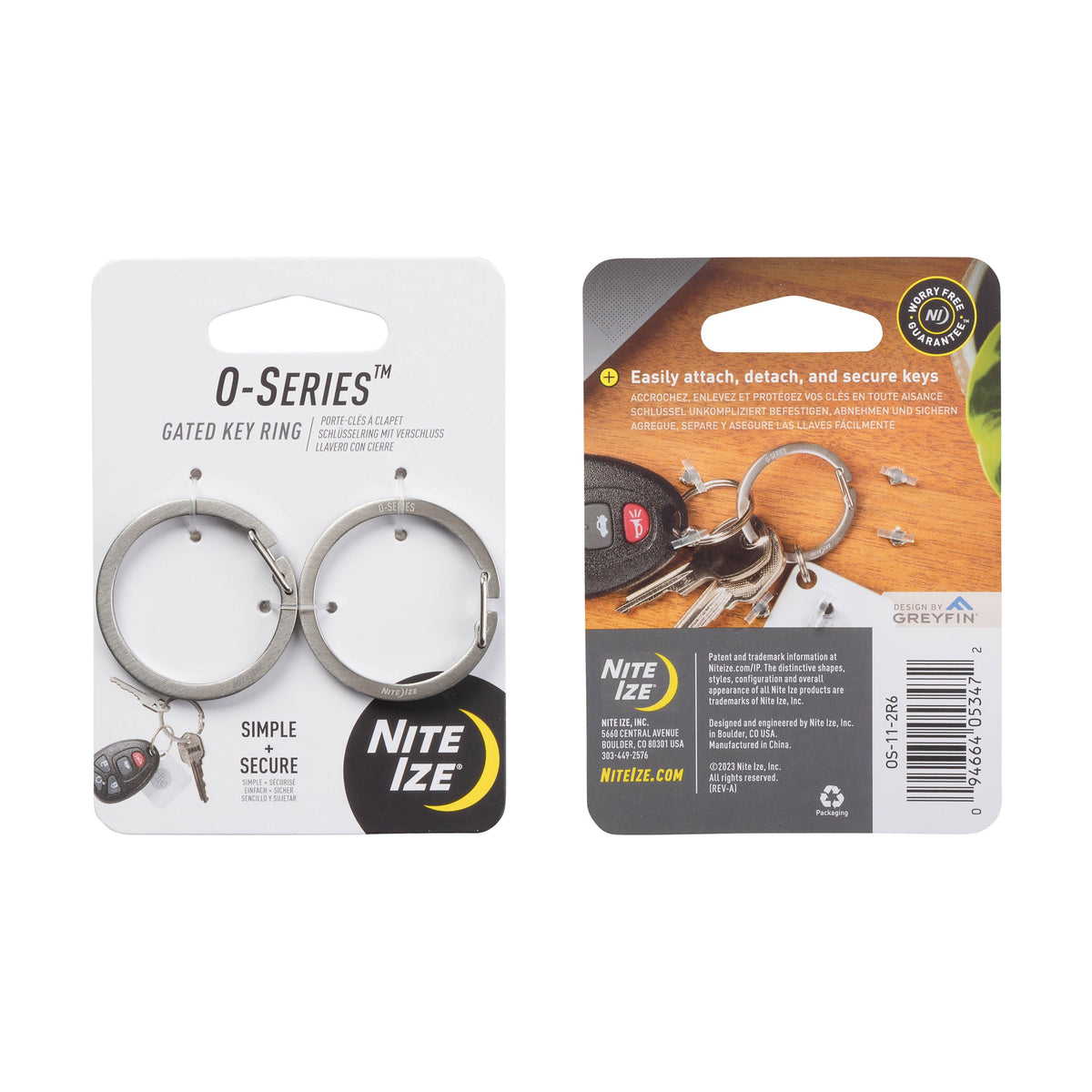 O-SERIES™ GATED KEY RING