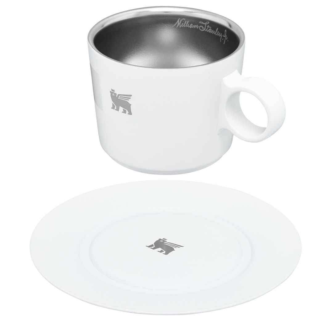 THE DAYBREAK CAPPUCCINO CUP & STILLNESS SAUCER