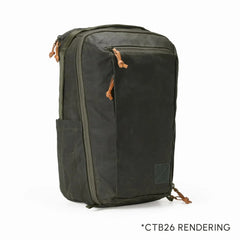 Civic Travel Bag 26L CTB26 - Waxed Olive Canvas