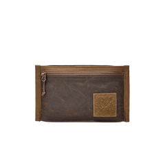 Civic Flat Pouch - Waxed Tan