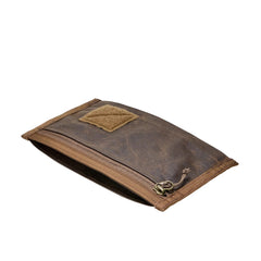 Civic Flat Pouch - Waxed Tan