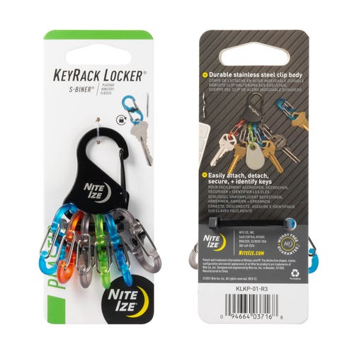 KEYRACK LOCKER® S-BINER® PLASTIC