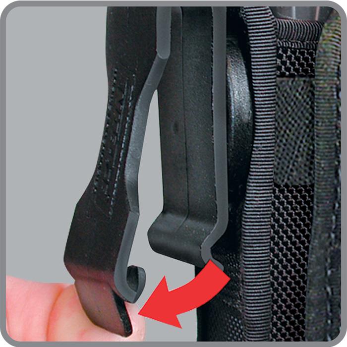 Lite Holster Stretch™ Flashlight Holster - Black