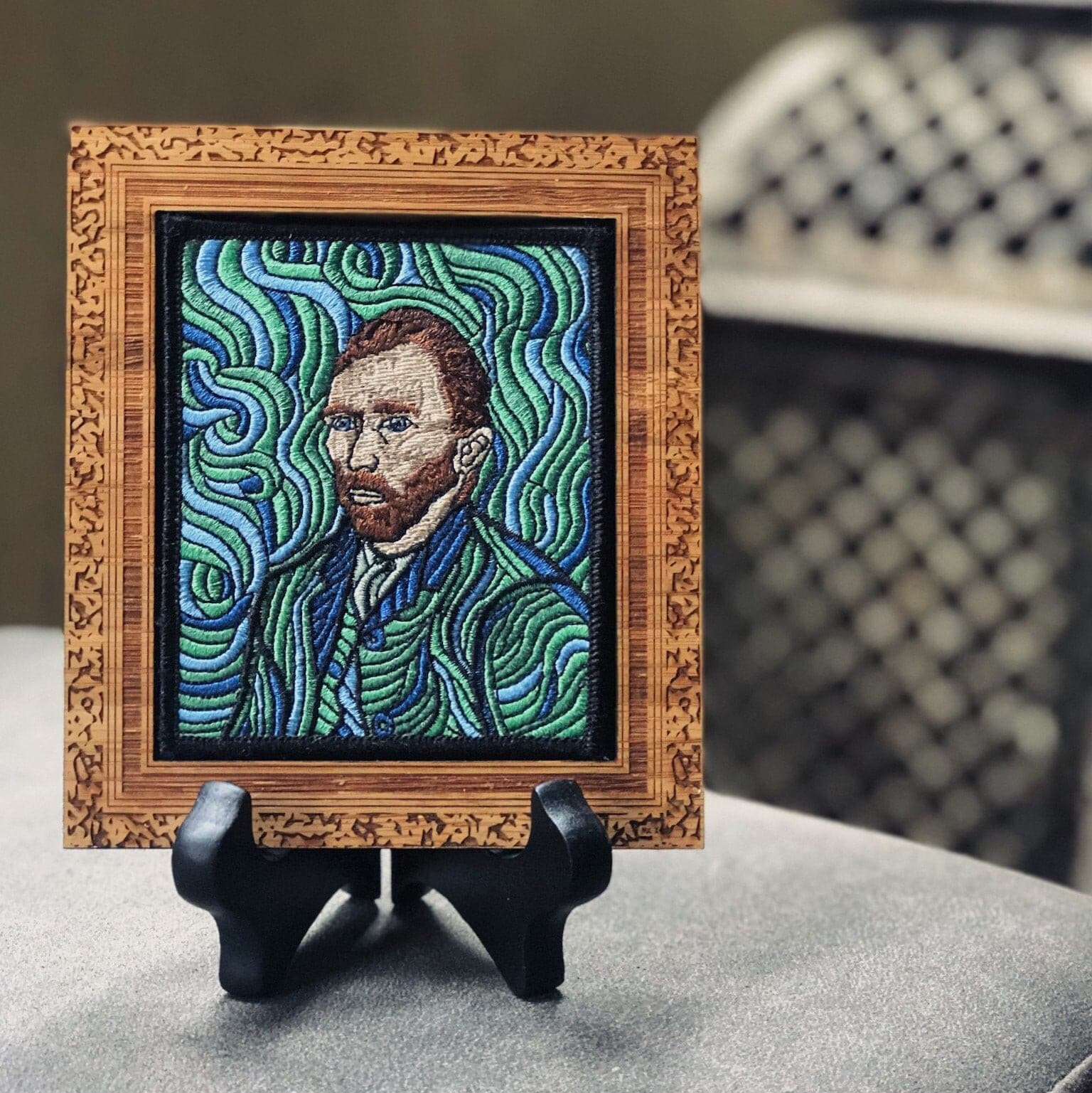 Vincent Van Gogh - Self-Portrait Patch w/ frame MR.X Label Patch Suburban.