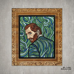 Vincent Van Gogh - Self-Portrait - Revisted Patch MR.X Label Patch Suburban.