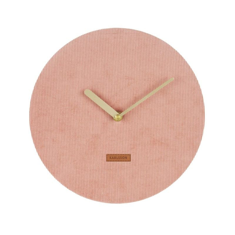 Wall Clock Corduroy Karlsson Wall Clock Suburban.